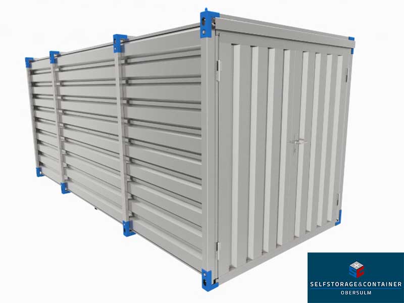 5m Lagercontainer Schnellbaucontainer Holzboden