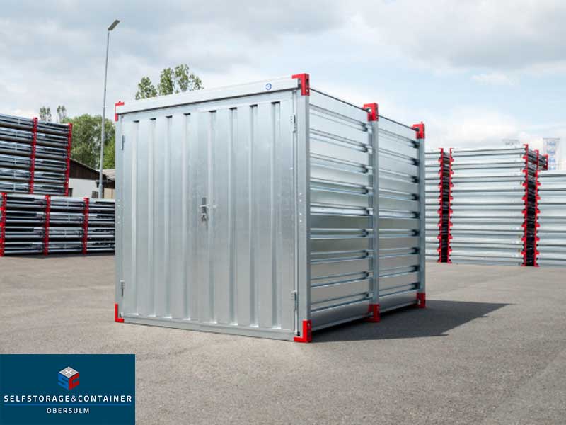 3m Lagercontainer Schnellbaucontainer, L=3,00 B=3,00 H=2,20